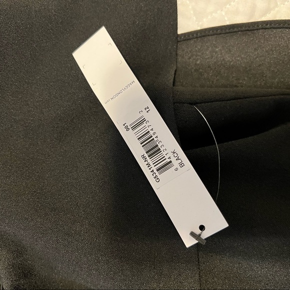 *NWT* Maggy London High Low Ruffle Midi Cocktail Dress - Picture 11 of 11